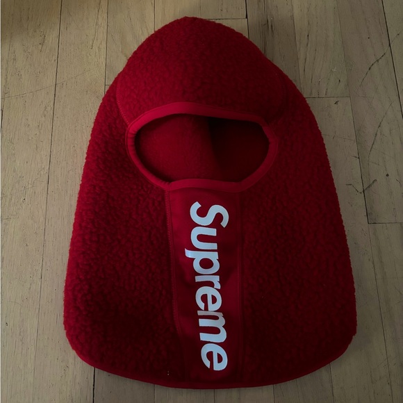 Supreme Fleece Polartec red (ski mask) - Picture 1 of 3